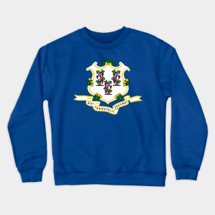 Flag of Connecticut State of the USA Crewneck Sweatshirt